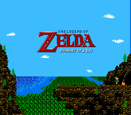 Zelda 2 - Journey of a Day easy Title Screen